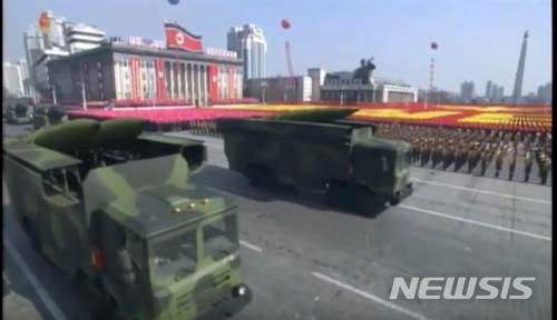 북한 신형 단거리 탄도 미사일