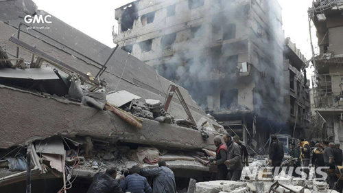 시리아 동구타 공격 닷새째…희생자 382명으로 증가