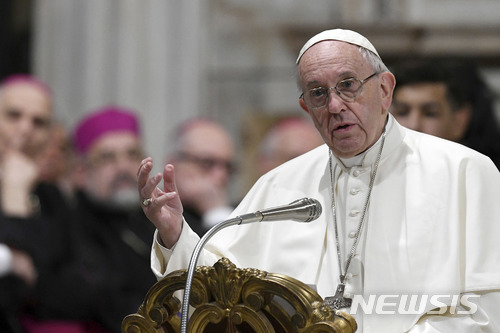 교황, 가자지구 사태에 "폭력은 폭력을 낳는다" 