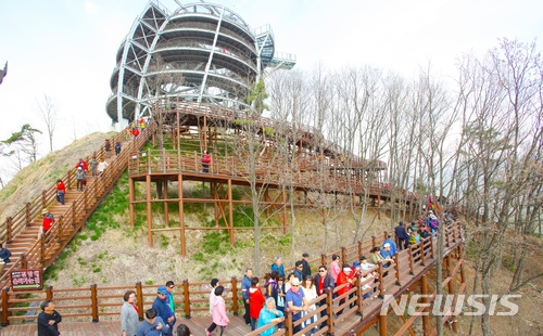 【단양=뉴시스】만천하스카이워크. (사진=단양강 제공) photo@newsis.com