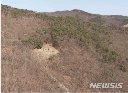 【서울=뉴시스】 강화 석릉 및 주변 고분군 전경