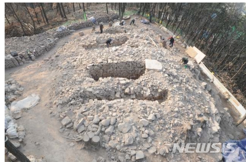 【대구=뉴시스】 대구 구암동 고분군 1호분 발굴조사. 2018.05.16.(사진=뉴시스DB) photo@newsis.com