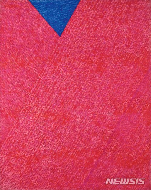 【서울=뉴시스】 85억3000만원에 낙찰된 김환기 '3-II-72 #220', Oil on cotton, 254×202cm, 1972.