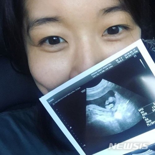 김빈우, 두 아이 엄마된다...임신 17주
