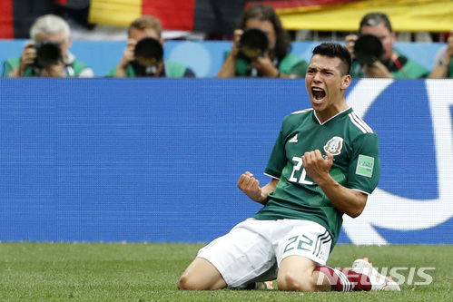 두 얼굴의 멕시코, 거함 독일 1:0 '격침'