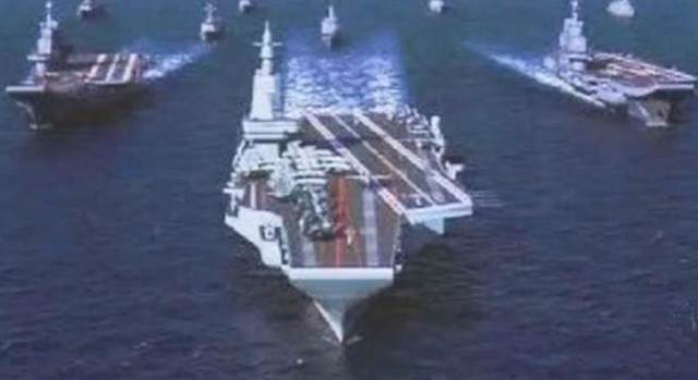 중국 해군 3번째 항모 003함 상상도