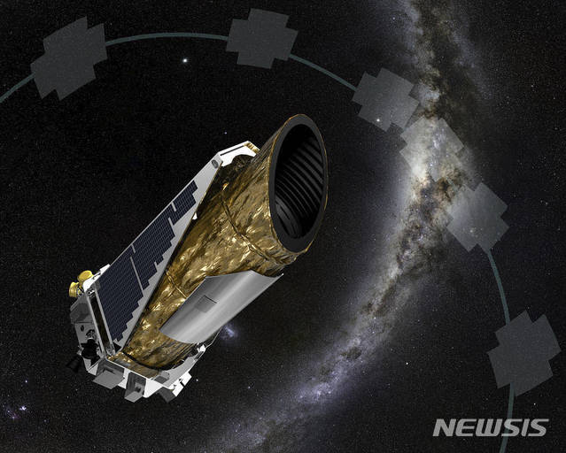 【AP/뉴시스】 미항공우주국이 공개한 케플러 우주망원경 사진.   