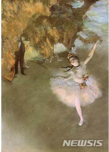 【서울=뉴시스】 BalletPastel on monotype58.4×42,1876