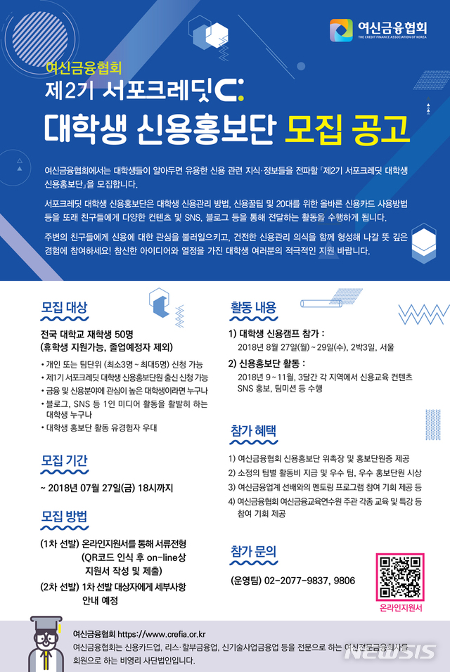 여신협회 '대학생 신용홍보단' 모집…27일 접수마감