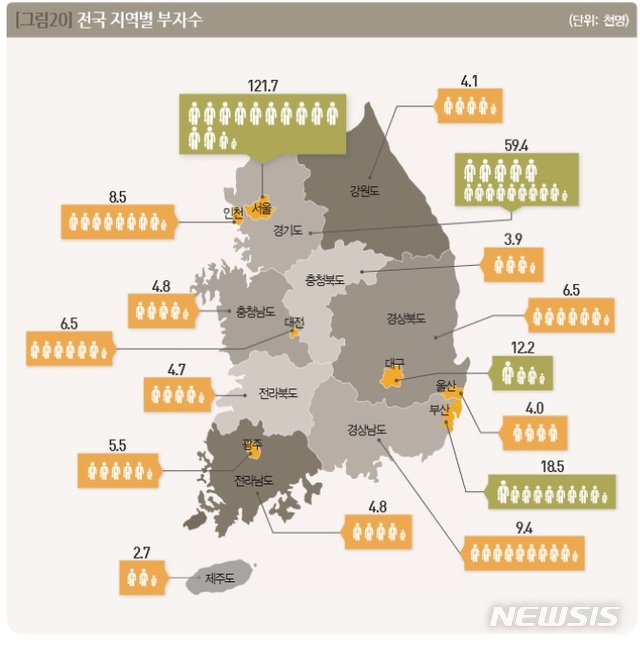 [부자보고서]지난해 韓 부자 28만명, 15.2%↑…'강남 3구' 비중 하락