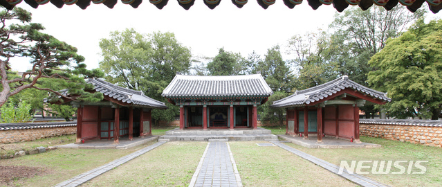 【전주=뉴시스】김민수 기자 = 조경묘 전경.