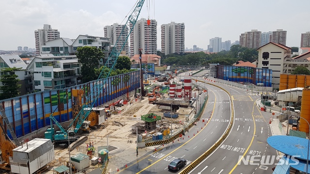 [新건설한류⑦]난공사도 '척척'…싱가폴 건설역사의 한획 긋는 쌍용건설     