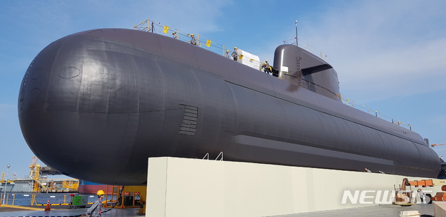 【거제=뉴시스】해군 첫 3000t급 잠수함인 '도산안창호함'. (뉴시스DB)