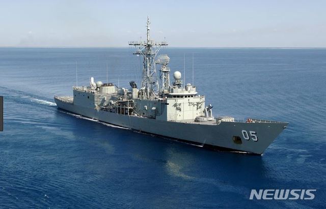 【서울=뉴시스】호주 탄도미사일 프리깃함 HMAS 멜버른. <사진 출처 : 호주 해군 웹사이트> 2018.10.12