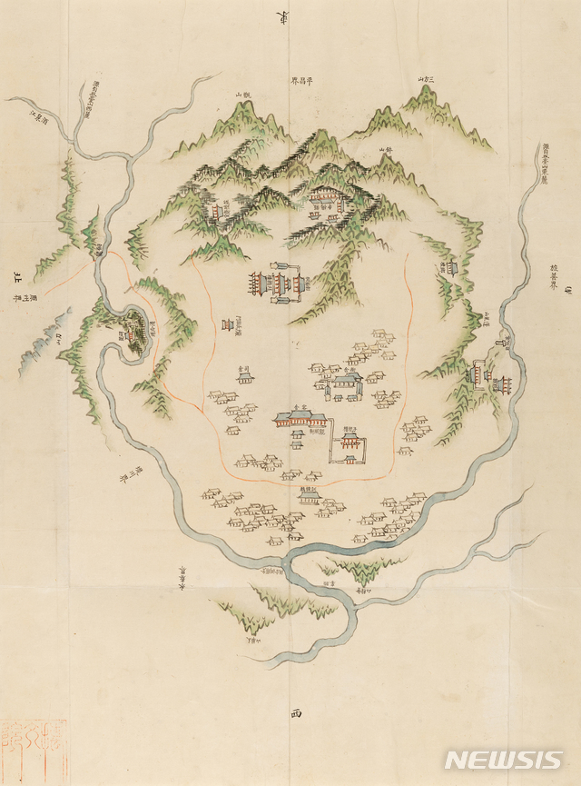 자규루도(子規樓圖), 18세기 후반, 한국학중앙연구원 장서각