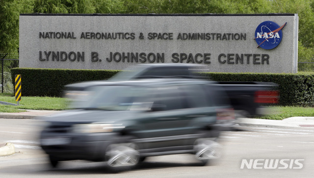 【휴스턴( 미 텍사스주)= AP/뉴시스】미 휴스턴시에 있는 미 항공우주국(NASA)의 린든 B. 존슨 우주센터 .  