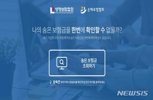 '내보험찾아줌(ZOOM)' 화면캡처 갈무리(자료제공 = 금융위원회)