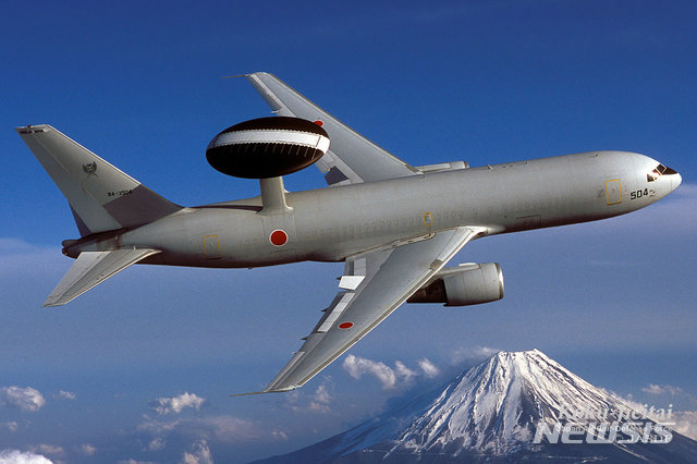 일본 항공자위대 E767 조기경계 관제기(항공자위대 홈페이지)