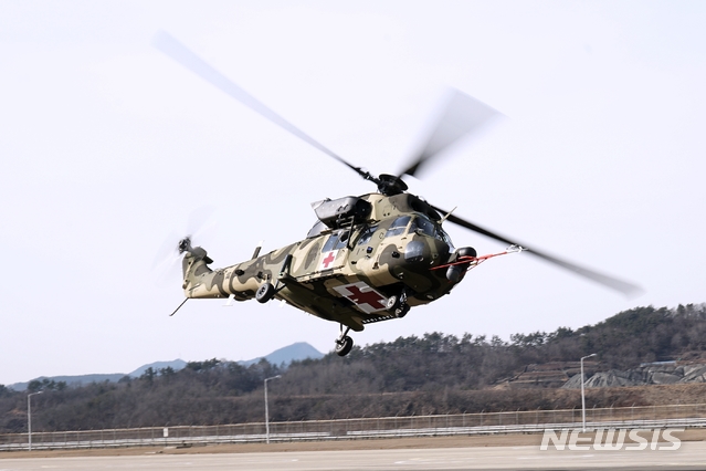 [서울=뉴시스]의무후송 전용헬기(KUH-1M). 2018.12.14. (사진=KAI 제공)