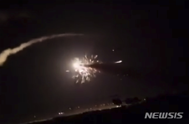이스라엘기 다마스쿠스 공습으로 시리아군 3명 부상 