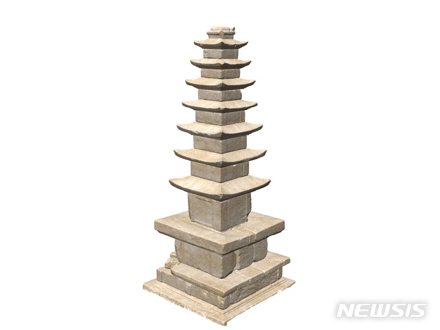 국보 제100호 개성남계원지칠층석탑 입체 이미지