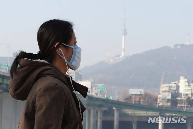 전북 '마스크 꼭 챙기세요' 미세먼지 극성…한낮 6~9도 포근