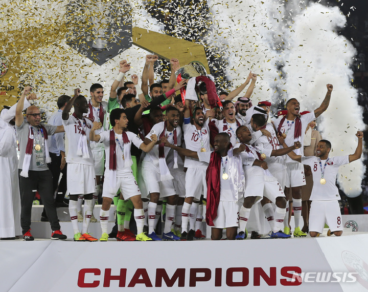 【아부다비(UAE)=AP/뉴시스】 카타르가 1일 열린 아시안컵 결승에서 우승했다.