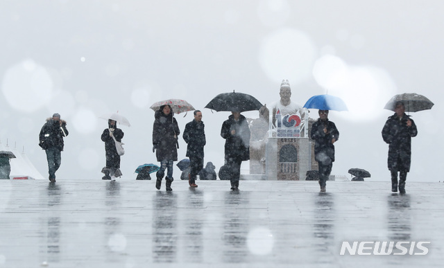 내일 새벽 출근길 눈…서울은 쌓일듯