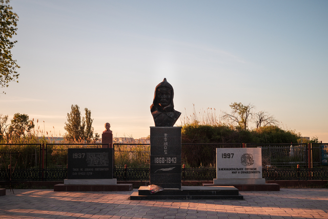 독립운동가 홍범도(1868~1943) 묘소, 카자흐스탄 크질오르다. ⓒ김동우
