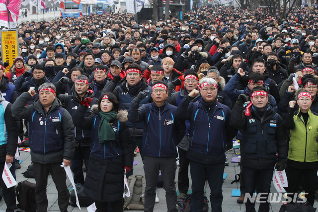 현대·기아車 노조 불참에…내일 민노총 총파업 동력 잃어 