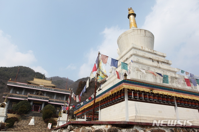 티베트 불탑인 수미광명탑, 대원사티벳박물관