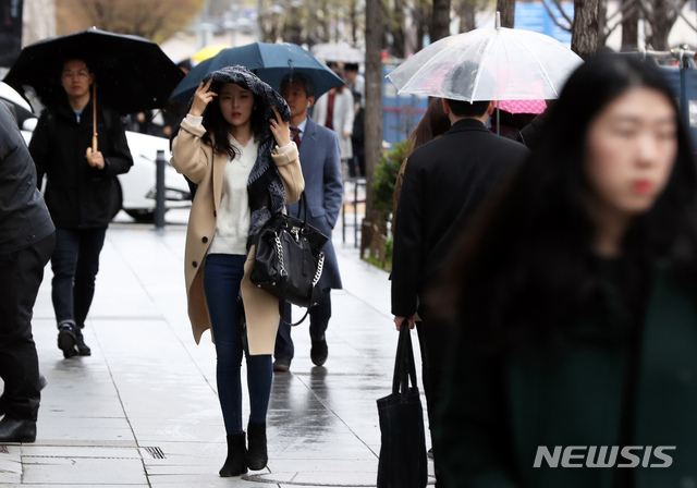 전북 빗방울 오락가락…한낮 18~21도 '구름'