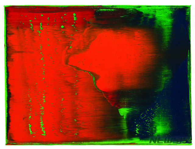 【서울=뉴시스】게르하르트 리히터 Gerhard Richter, 녹색 - 청색 - 적색 789-76 Green - Blue - Red 789-76, 1993, 캔버스에 유채 Oil on canvas, 30x40cm