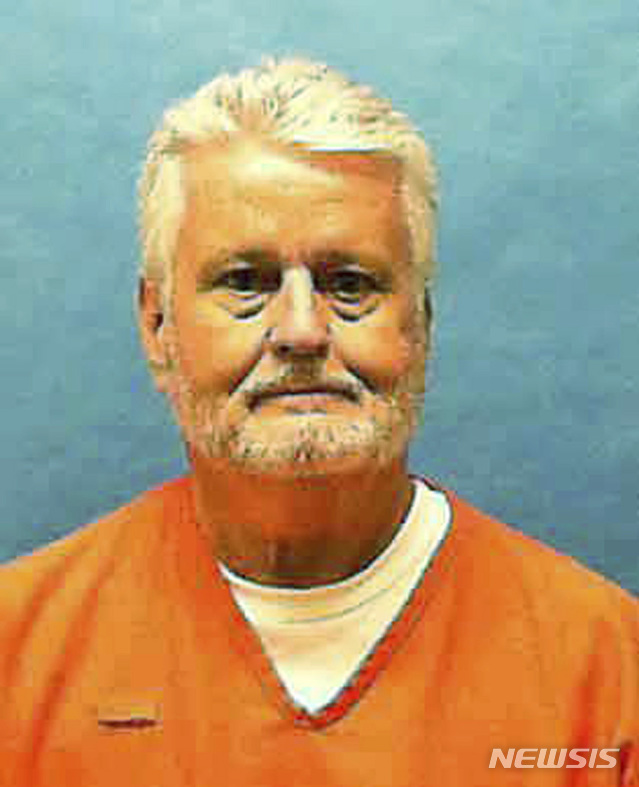 【플로리다=AP/뉴시스】1984년 미국 플로리다주에서 여성 10명을 살해한 혐의로 23일(현지시간) 플로리다 주립교도소에서 사형에 처해진 보비 조 롱의 모습. 사진은 현지 경찰 제공. 2019.05.24.