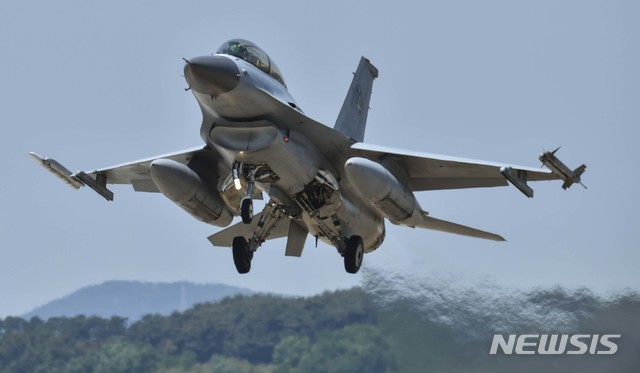 【서울=뉴시스】KF-16 전투기. 2019.05.31. (사진=공군 제공) photo@newsis.com
