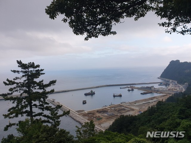 울릉공항 건설예정지(사진제공=국토교통부)