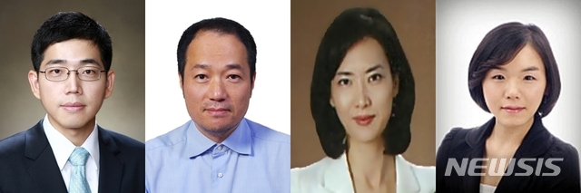  왼쪽부터 서응교·김태형·전은화·정효정 교수.