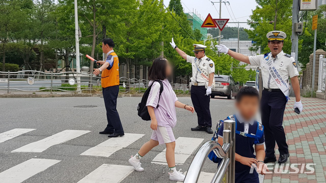 경북경찰 개학기 어린이 교통안전 종합대책 추진