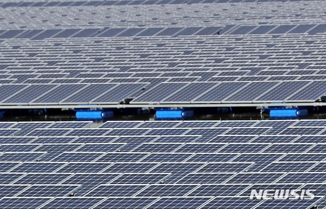  태양광 발전시설. (뉴시스 자료사진)