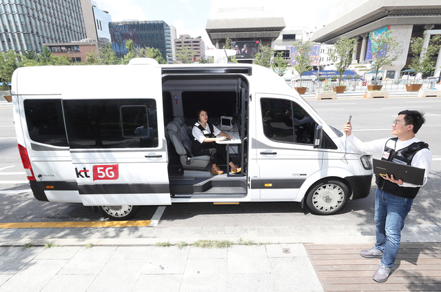 KT, '5G 품질 측정 차량' 전국 돈다
