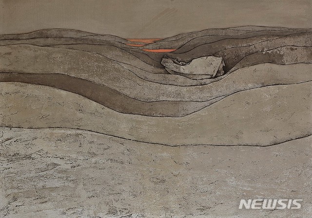 【서울=뉴시스】강광_풍경_썰물_Landscape_Low_Tide_1982_Oil on plywood_76x104.5cm