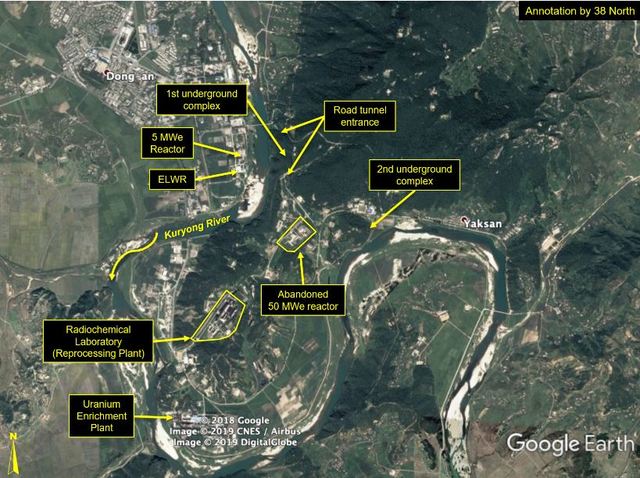 38노스 "北영변 인근 지하시설 터널들 확인...용도는 불분명"