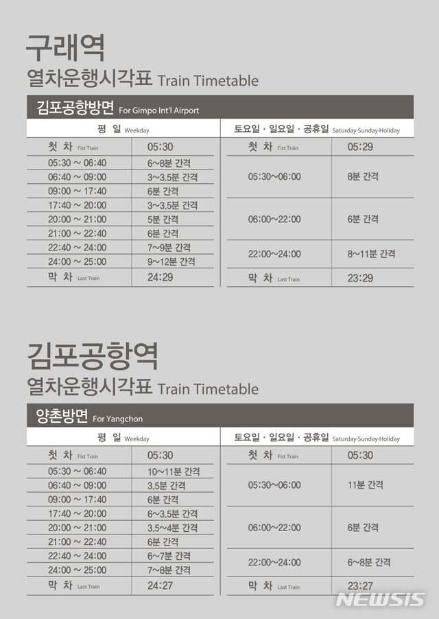 지하철시대 열렸다, 김포 도시철도 내일 첫 열차 운행