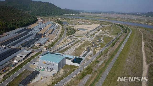 【서울=뉴시스】한국건설기술연구원 하천실험센터