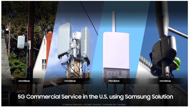 【서울=뉴시스】미국에서 상용화 중인 삼성전자의 5G 네트워크 솔루션들. 사진 삼성전자