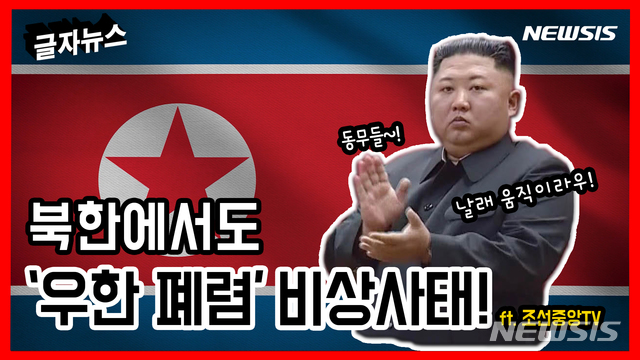 [영상]'우한폐렴' 비상에 북한TV도 특집뉴스 