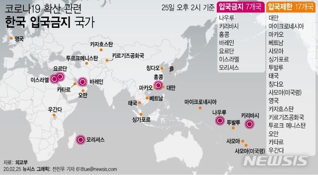 외교부, 103개국 주한외교단 불러 '입국 제한 자제' 설득(종합)