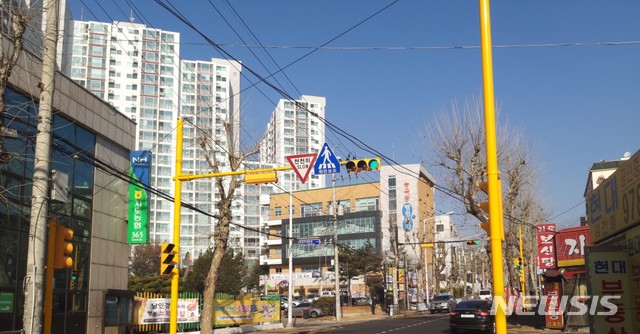 고양시 어린이보호구역 ‘노란’ 신호등으로 교체 