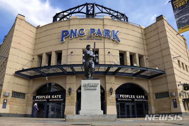 [피츠버그=AP/뉴시스] 메이저리그(MLB) 피츠버그 파이어리츠의 홈 구장 PNC파크. 2020.03.26