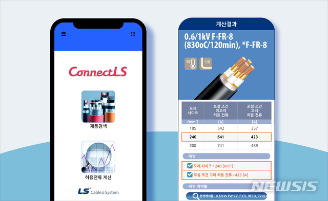 LS전선, 케이블 추천앱 '커넥트 LS' 개발